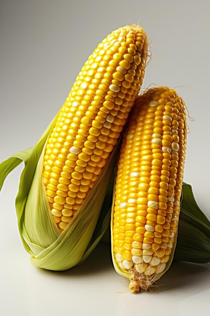 Corn portrait ideal for advertising or banner