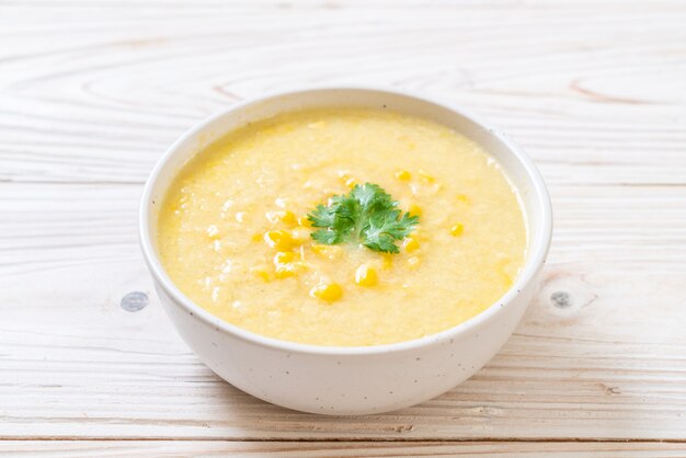 corn soup bowl