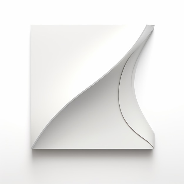 Photo corner design element on white background