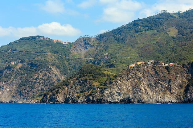 Corniglia from ship Cinque Terre