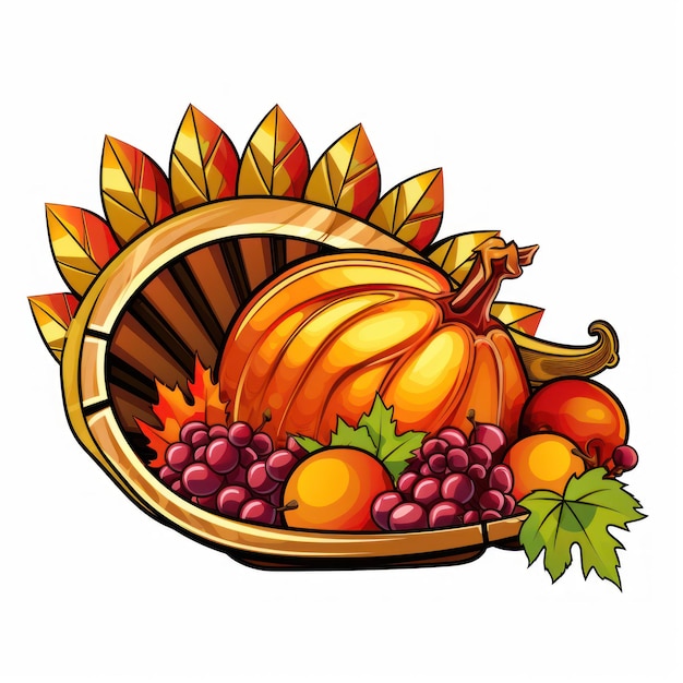 Cornucopia icon for the Thanksgiving