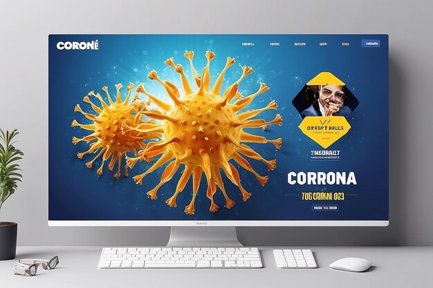 Photo corona virus facebook cover templatecorona virus facebook cover templatecorona virus facebook cover template