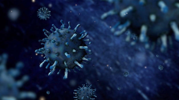 Il concetto di coronavirus 2019 ncov è responsabile per l'epidemia di influenza asiatica