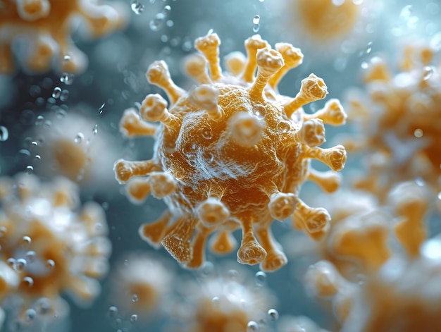 Coronavirus 2019nCov 3D illustration