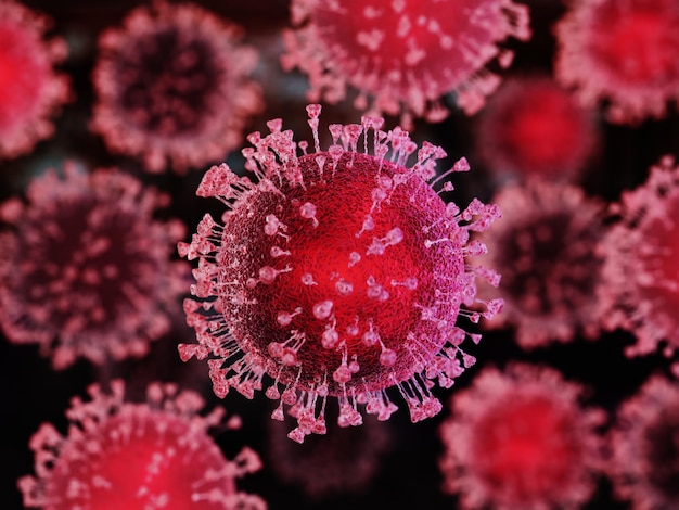 Coronavirus 2019ncov is een nieuwe coronavirusmutatie een uitbraak van griep