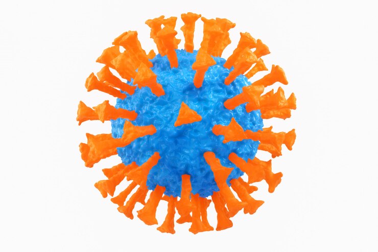 Фотография coronavirus aka covid-19 вирусная визуализация