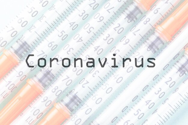 Photo coronavirus background