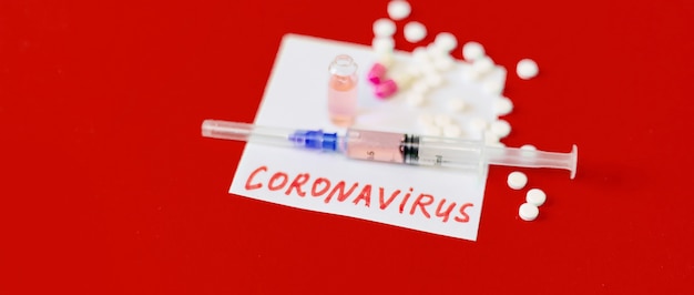 Coronavirus concept isolated on background