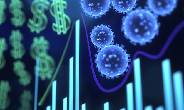 Photo coronavirus financial impact statistics