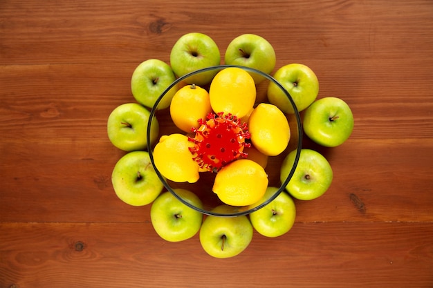Коронавирус, скрывающийся в обычных вещах, проверяет чистоту и свежесть ваших фруктов и продуктов