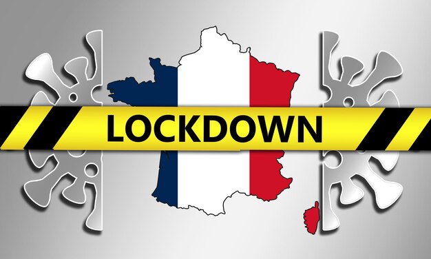 Photo coronavirus pandemic puts france on lockdown