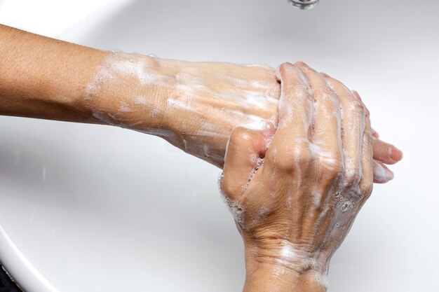 Coronavirus prevention hand washing