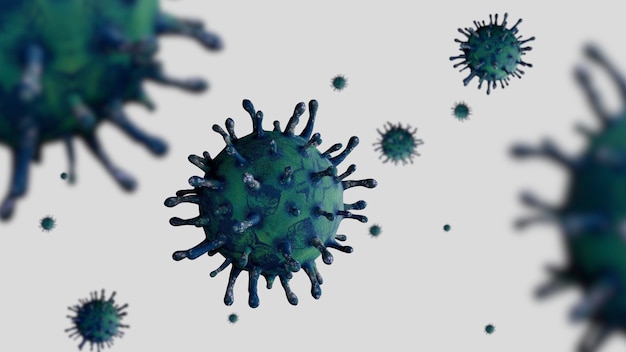 Coronavirus-uitbraak die het ademhalingssysteem infecteert