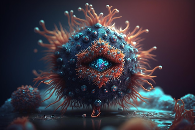 Coronavirusziekte COVID19-infectie medisch geïsoleerd China pathogeen respiratoire influenza covid-viruscellen Nieuwe officiële naam voor Coronavirus-ziekte genaamd COVID19-illustratie