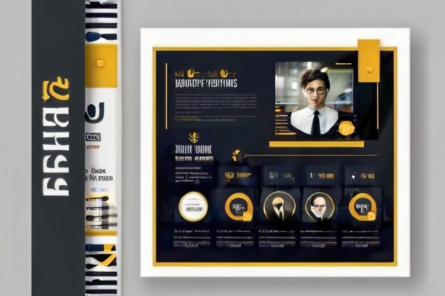 Foto corporate bifold brochure template business corporate bifold brochue template professional