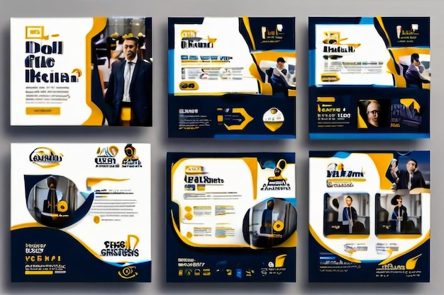 Corporate BiFold Brochure Template Business Corporate Bifold Brochure Template Professional