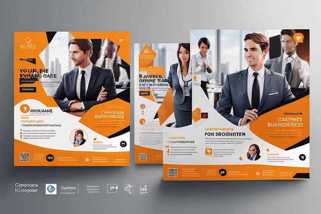 Photo corporate business agency and flyer square instagram social media post banner