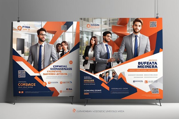 Corporate business agency and flyer square instagram social media post banner