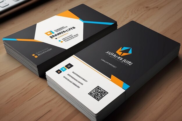 Photo corporate business card and templates