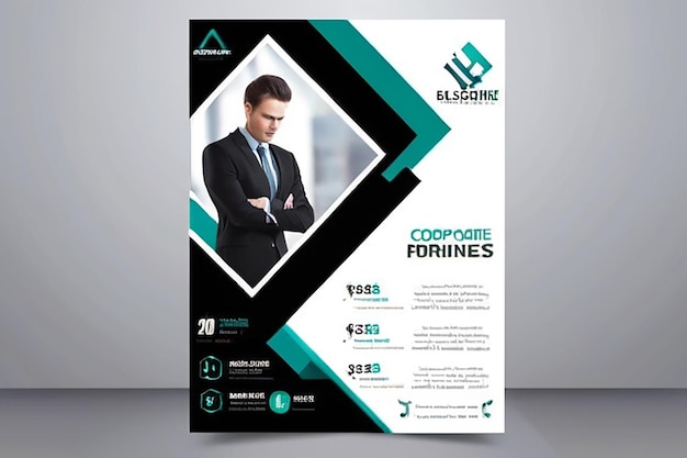 corporate business flyer corporate vector design