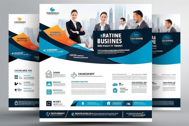 corporate business flyer template design