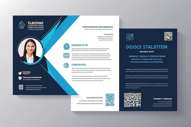 Corporate Business Postcard Design Template with modern and unique layout Event Card Design