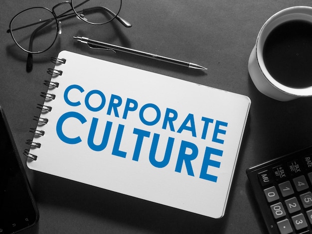 Corporate cultuur motiverende zaken inspirerende woorden citaten concept