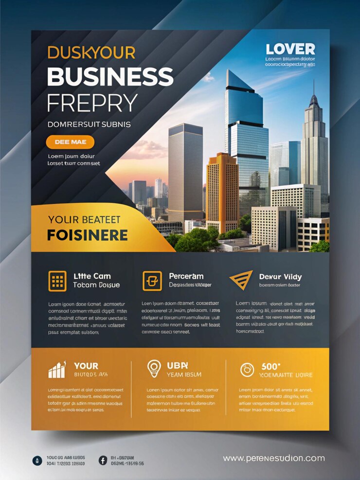 Photo corporate flyer design