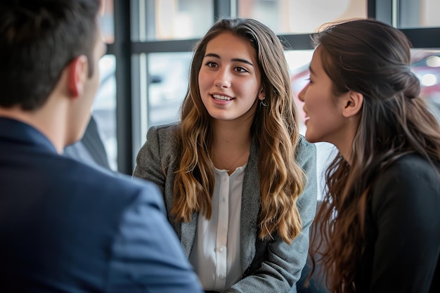 Corporate mentors die jonge professionals begeleiden