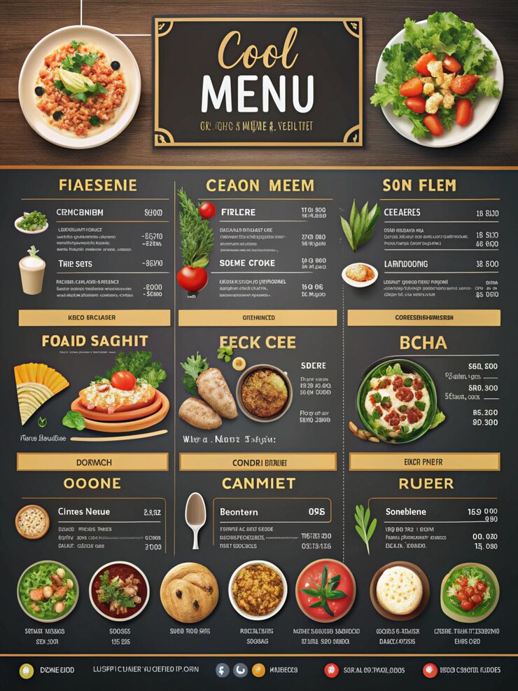 Фотография современный корпоративный бизнес food restaurant дизайн флаера