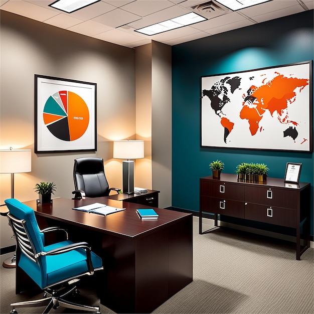 Corporate Office Room Decoration Interior Concept Design