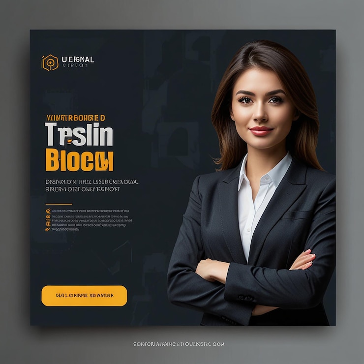 Photo corporate social media post template business social media banner design