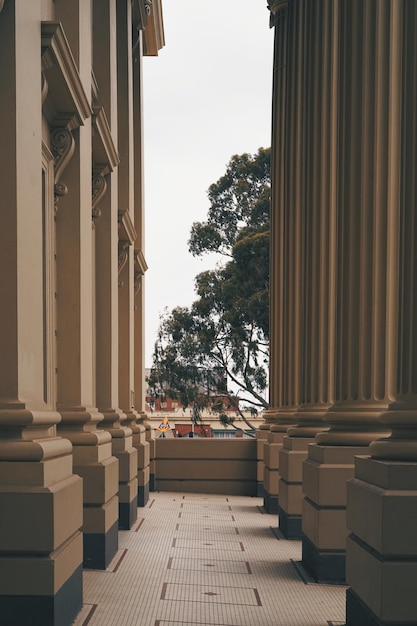 Foto il corridoio dell'edificio.