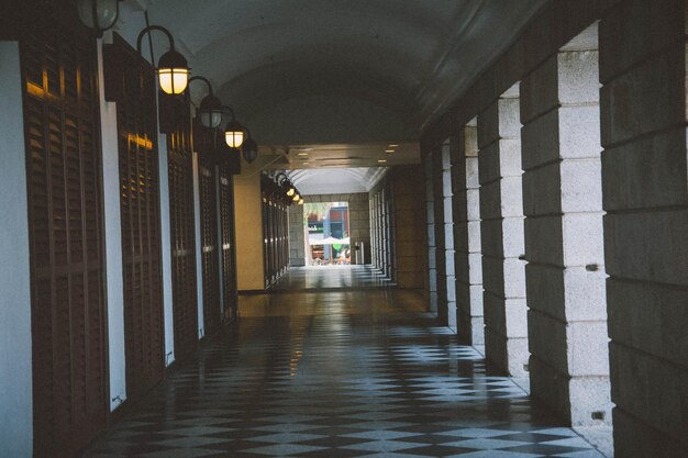 Corridor of building