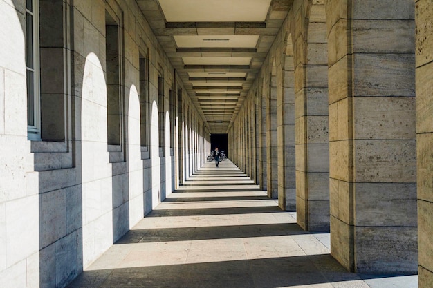 Corridor of building