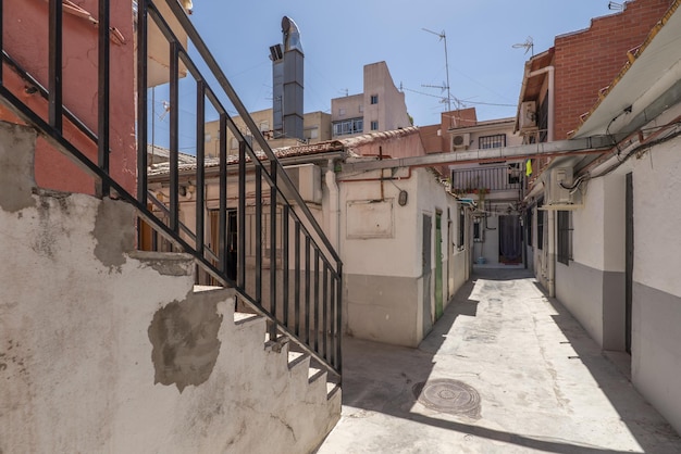 Corridor in a corral of cheap residential