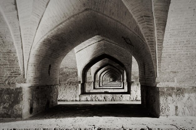 Corridor of historic building