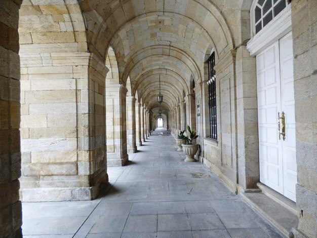 Foto corridoio dell'edificio storico