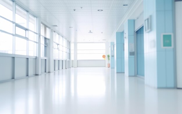 Corridor in hospital or clinic