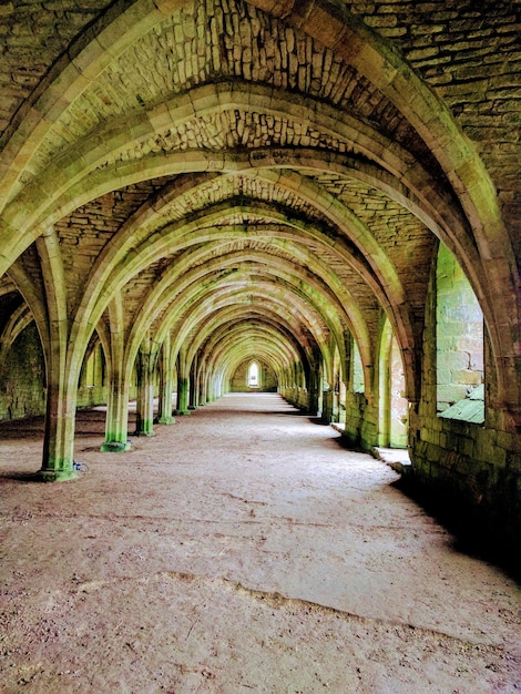 Foto corridor in rij