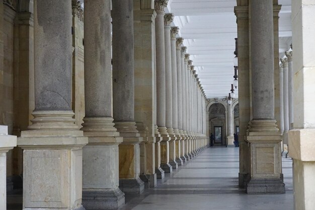 Corridor of old building