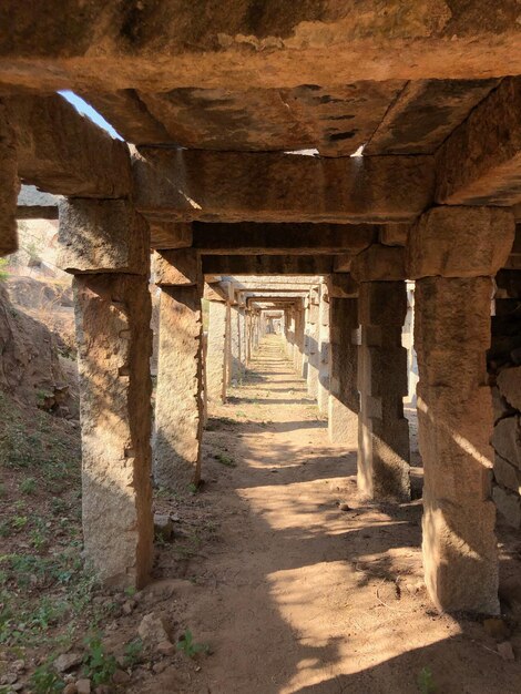 Corridor of old building