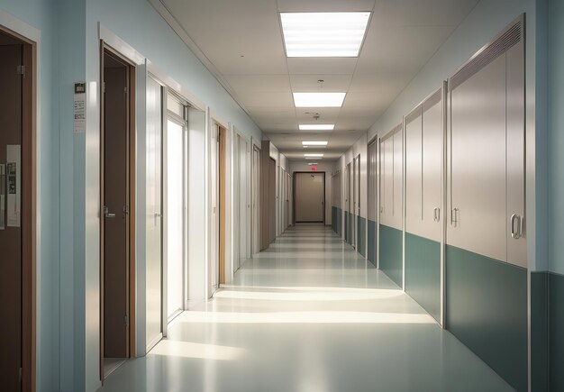 Corridor in school