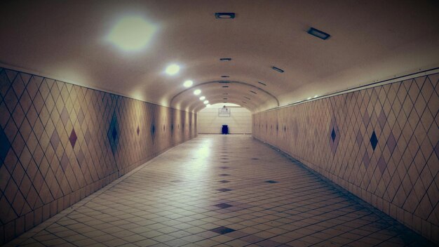 Photo corridor of subway station