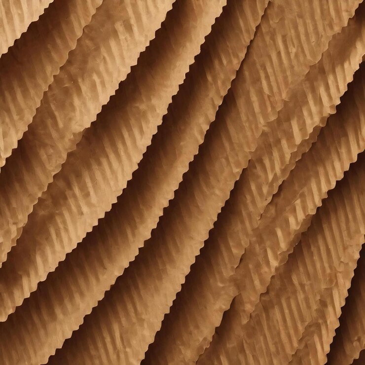 Photo corrugated paper texture background
