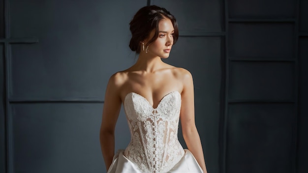 Corset of wedding dress