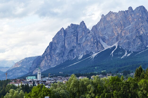 Cortina d&#39;Ampezzo bergen