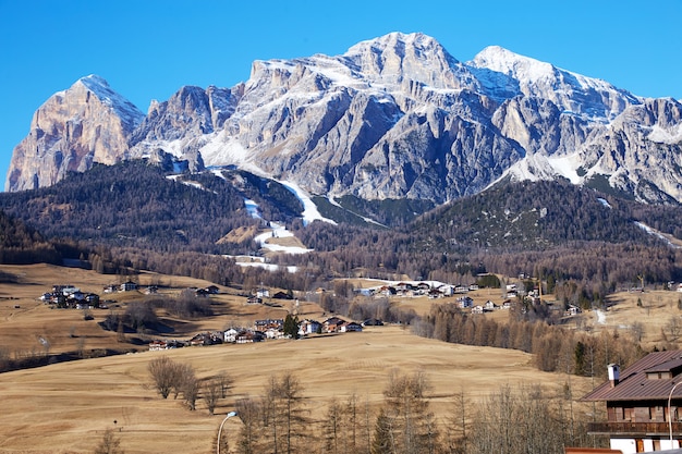 Cortina d'Ampezzo mountains