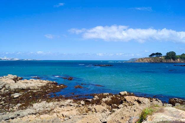 Photo a corua estuary from the castle of santa cruz