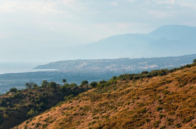 Cosenza kust zomer uitzicht Italië